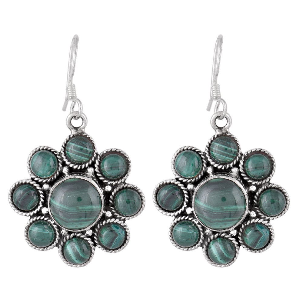 Angled view of lightweight earrings earrings crafted in 92.5 Sterling Silver