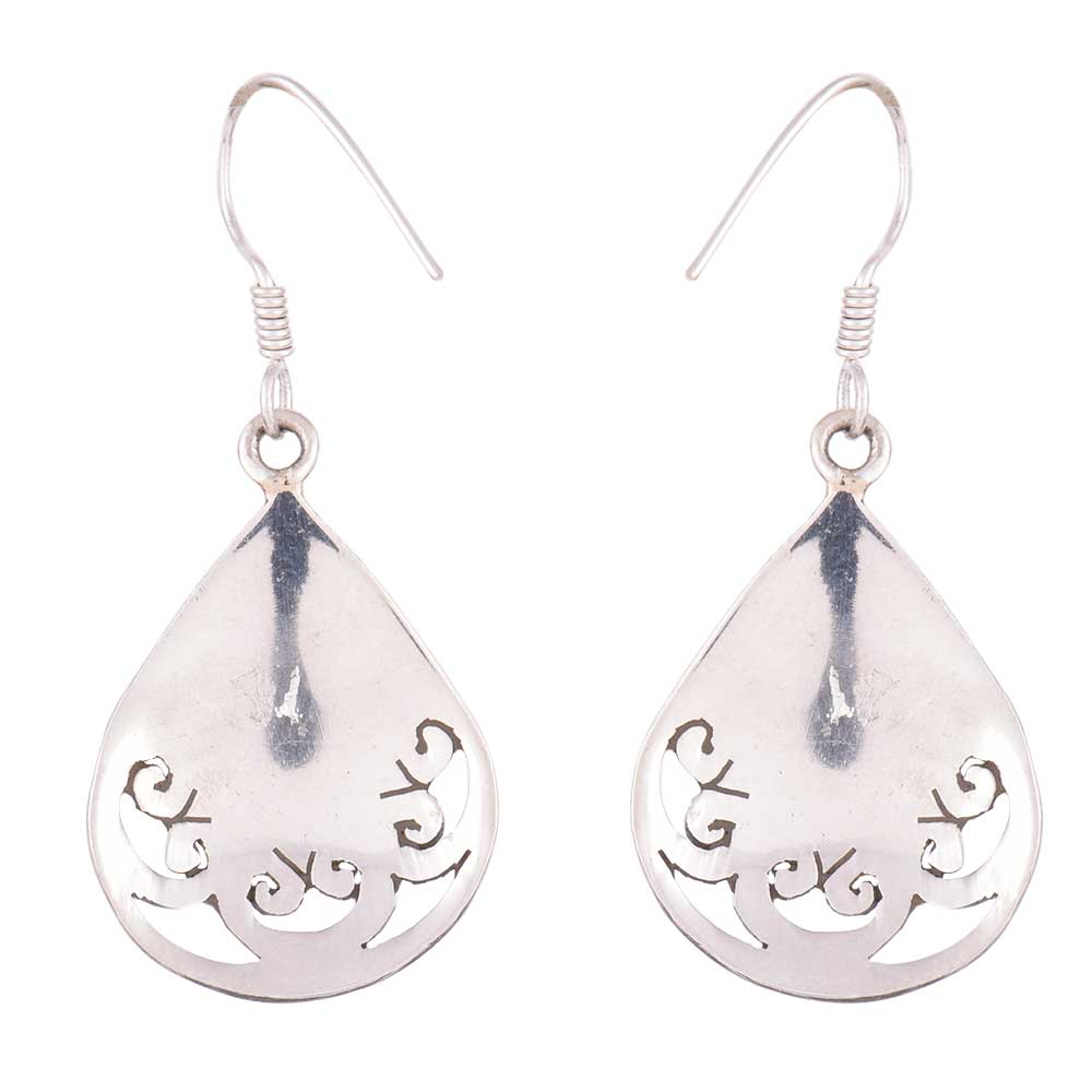 Pair of Agate Drop Earrings displayed on a neutral background for a clear view.