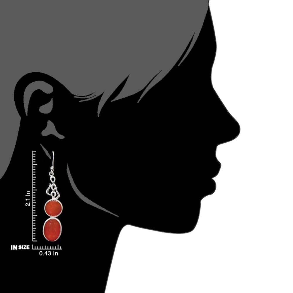 92.5 Sterling Silver earrings with jade, artisanal for quiet luxury.