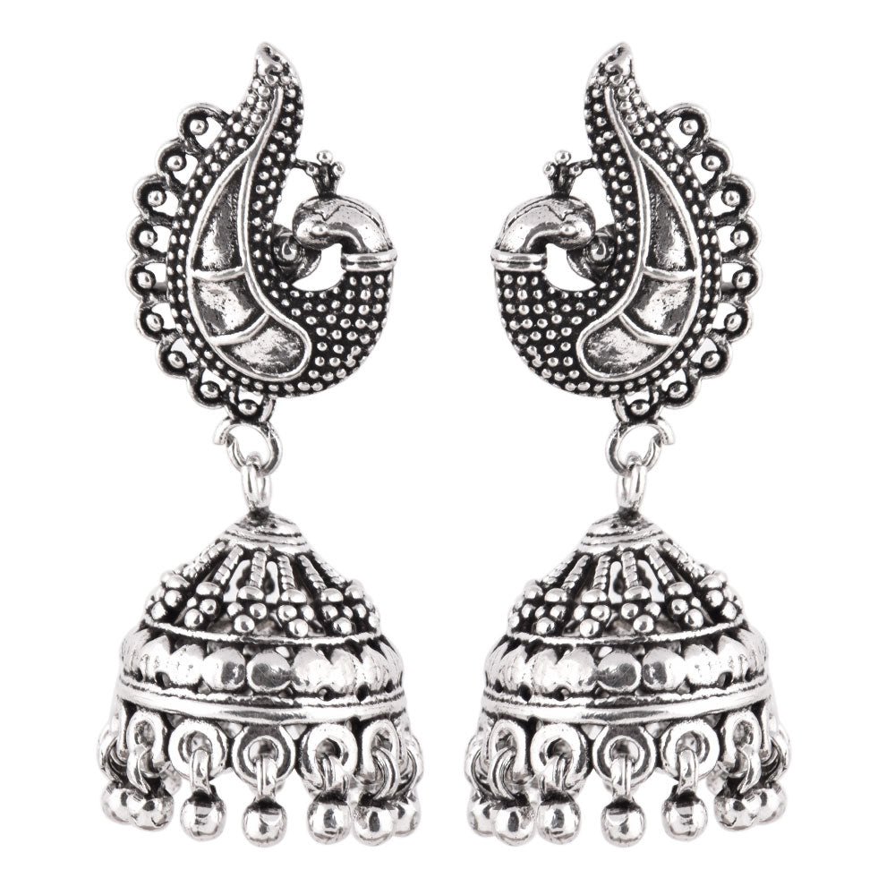 Close up of handcrafted Peacock detailing