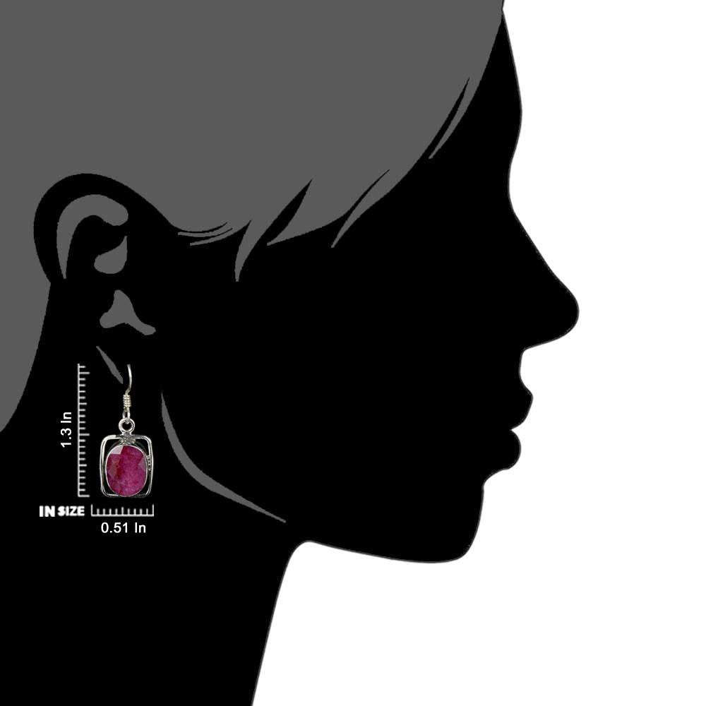 Close up of oval detailing on 92.5 Sterling Silver earrings