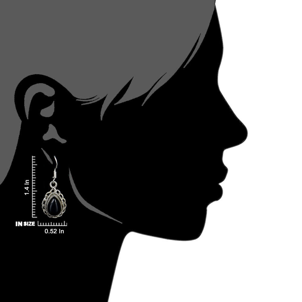 Earring clasp of Reet earrings in 92.5 Sterling Silver