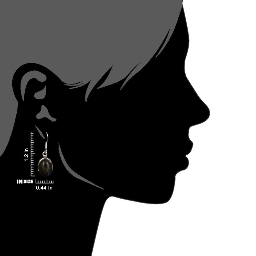 Earring clasp of Machli earrings in 92.5 Sterling Silver