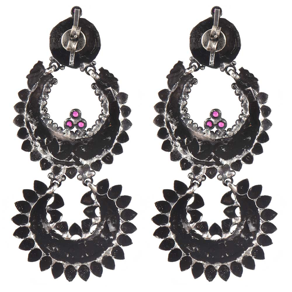 Close up of peacock details crafted by artisans