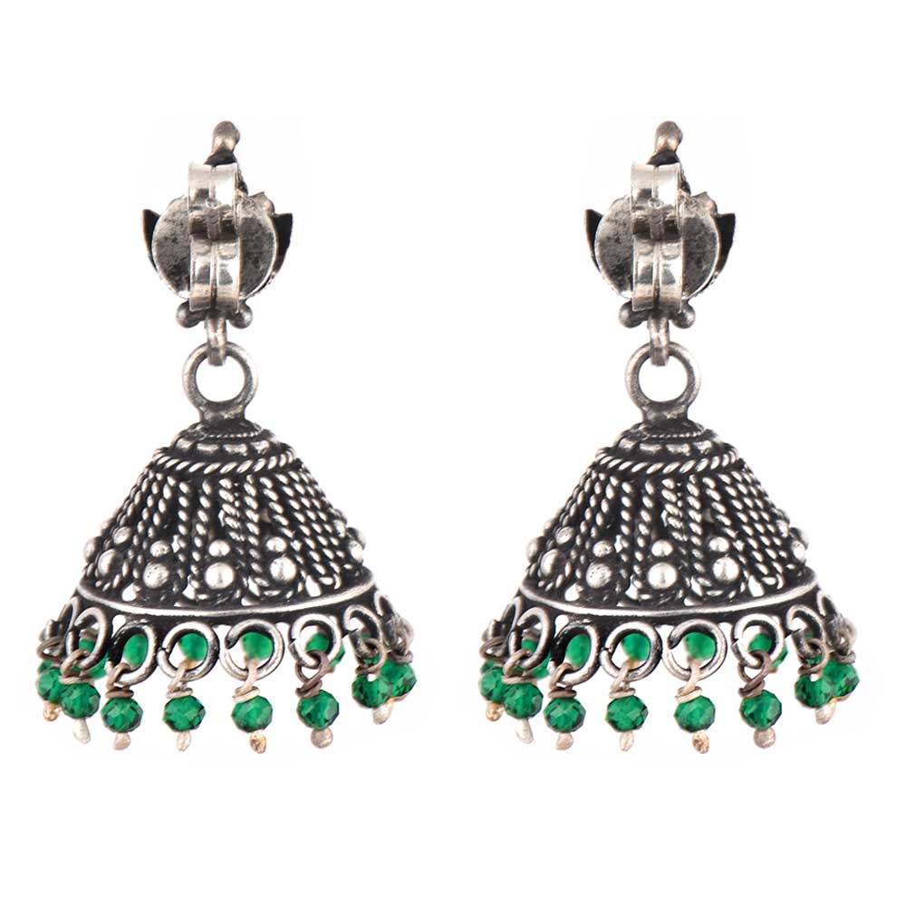 Jhumki design in 92.5 Sterling Silver