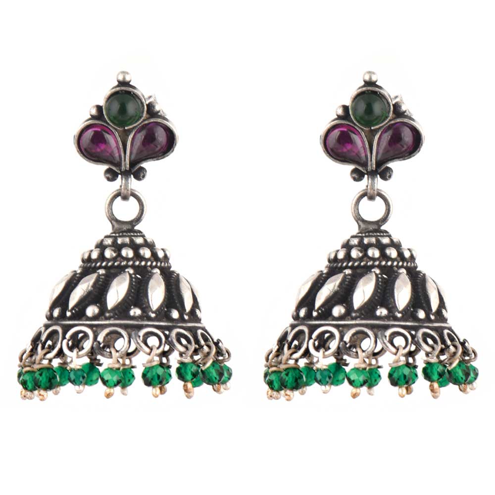 Handcrafted earrings with heritage design