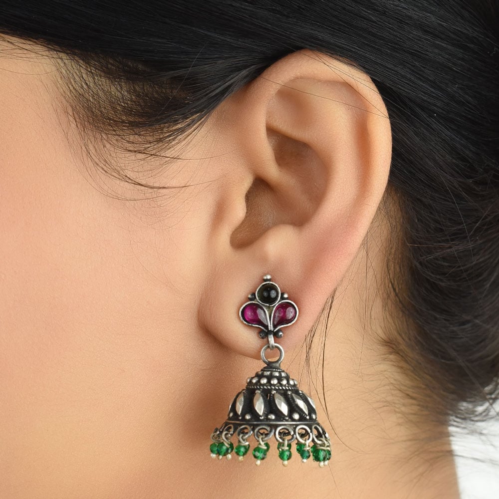 Handcrafted earrings in 92.5 Sterling Silver
