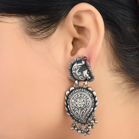 Handcrafted earrings in 92.5 Sterling Silver