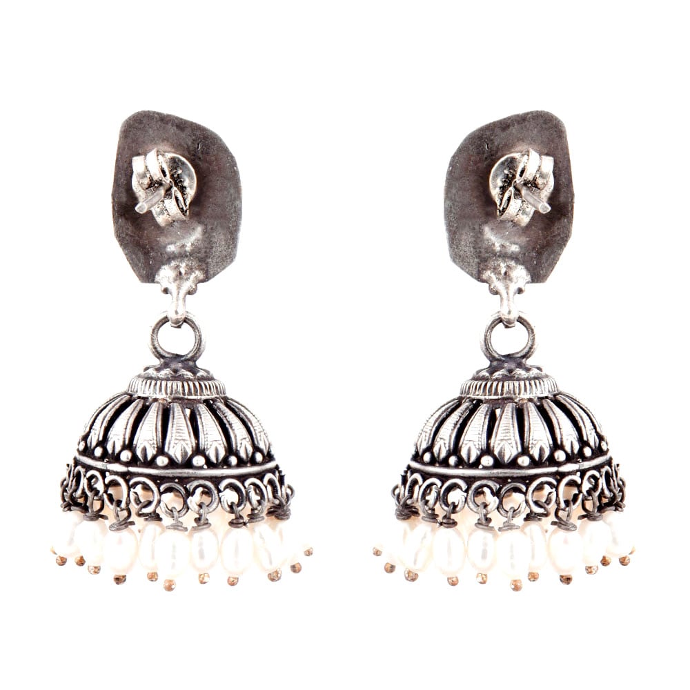 Jhumki design in 92.5 Sterling Silver