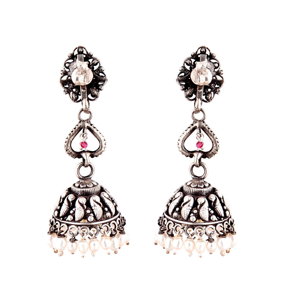 Jhumki design in 92.5 Sterling Silver