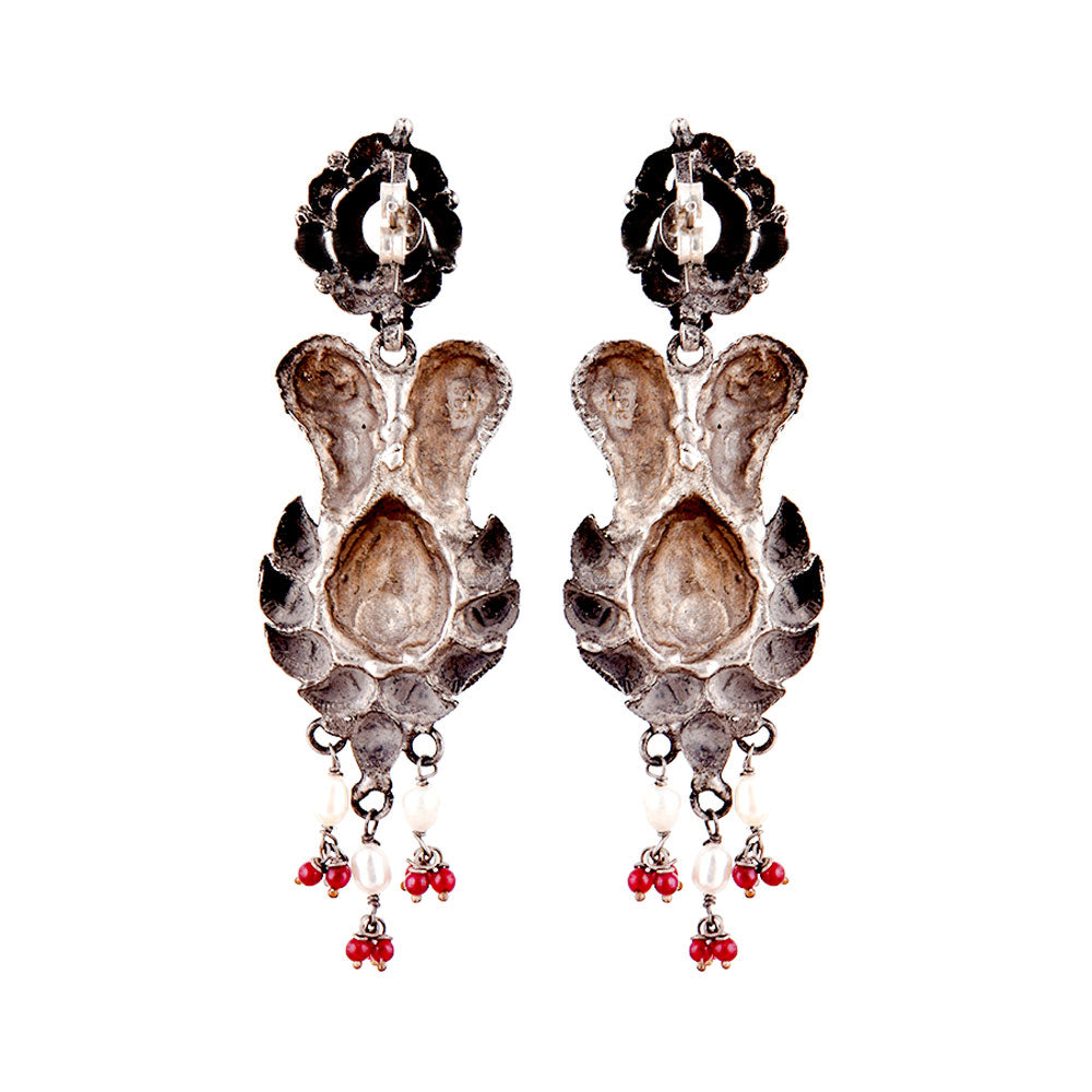 Floral design in 92.5 Sterling Silver