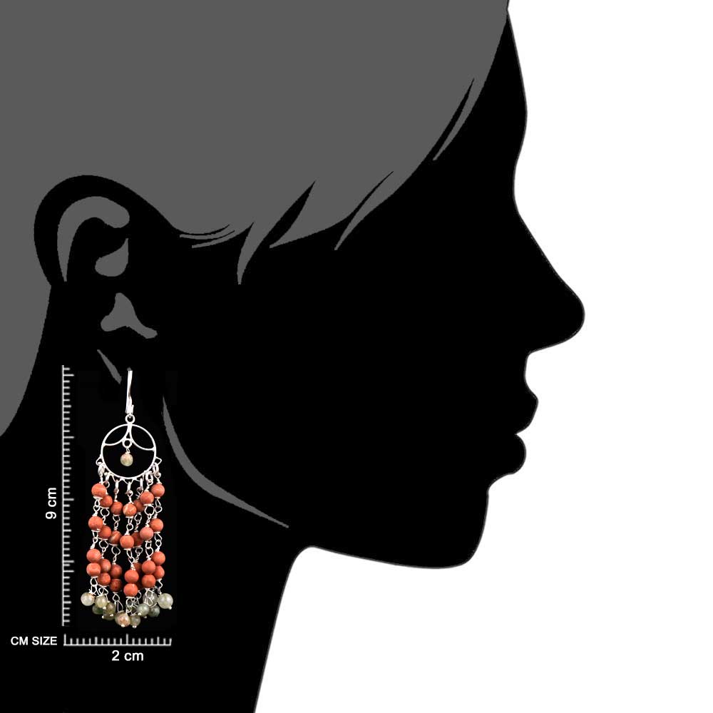Detailed shot highlighting the craftsmanship of 92.5 sterling silver round earrings