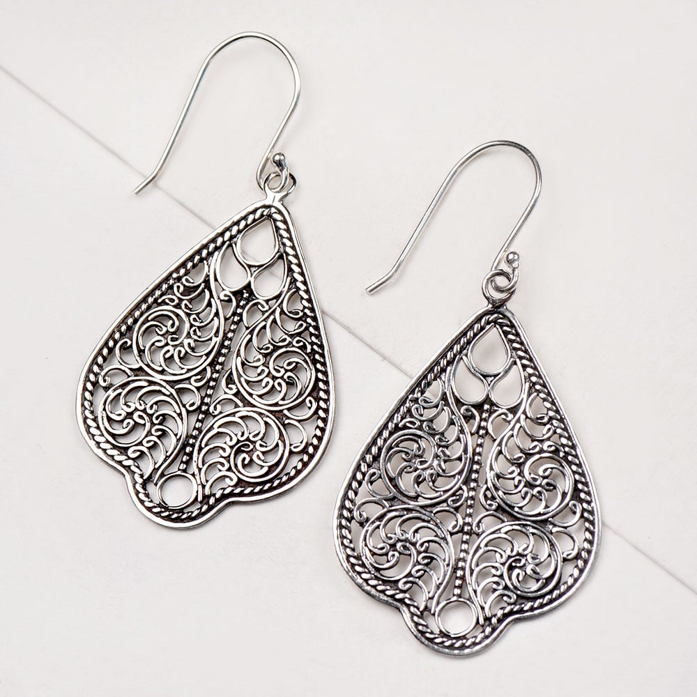 Light shining through design openwork