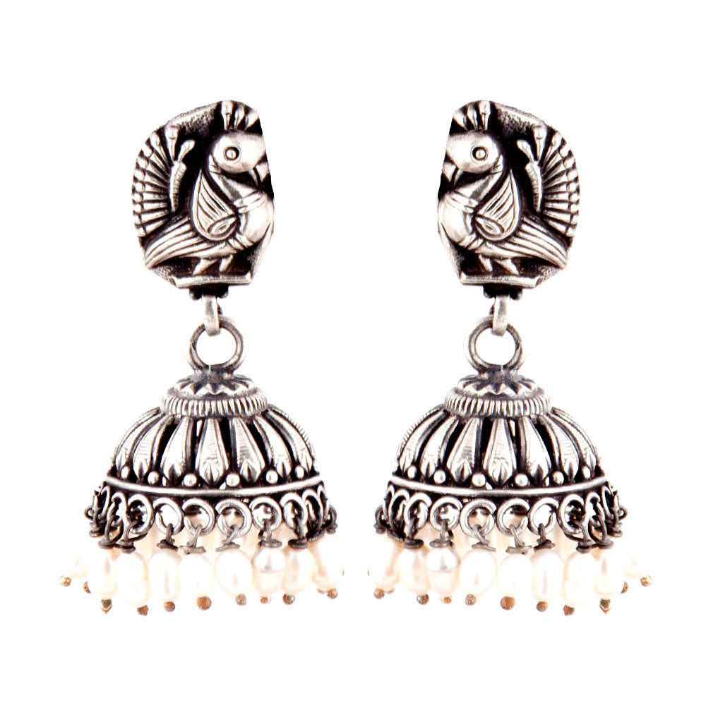 Gorgeous Pearl earrings crafted by hand