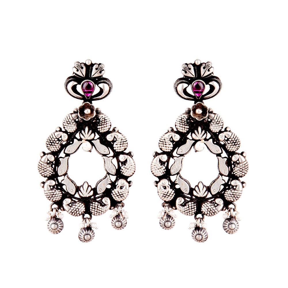 Gorgeous Amethyst earrings crafted by hand