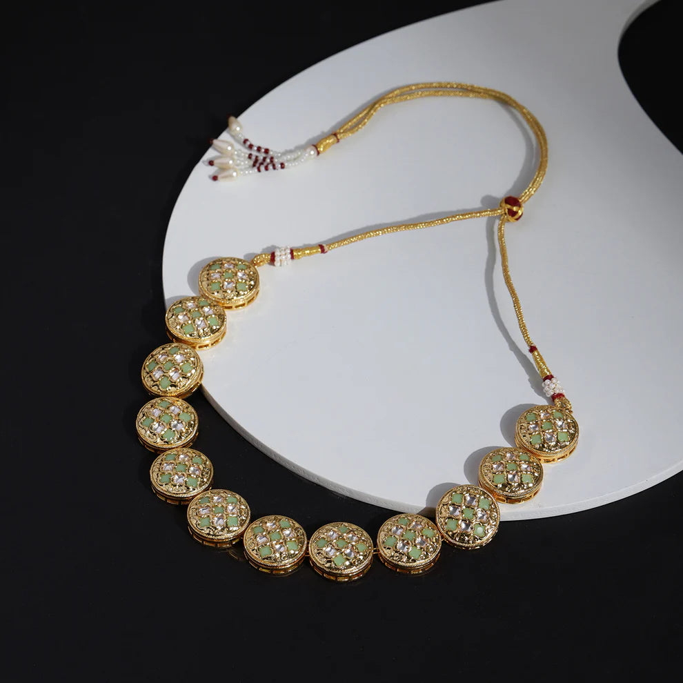 Ruby Raang Women's Kundan Necklace