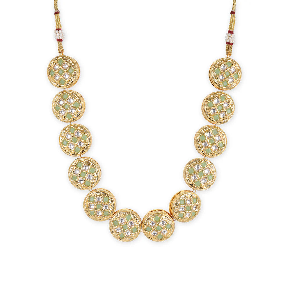 Ruby Raang Women's Kundan Necklace